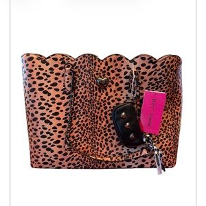 Betsey Johnson Leopard Print Tote